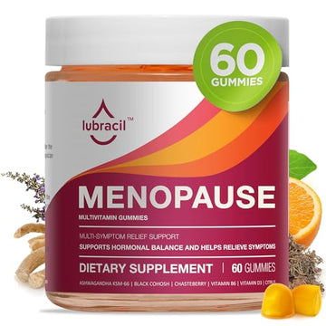 Lubracil - Menopause Gummies - Women's Natural Hormone-Free Daily Dietary Supplement Lubracil