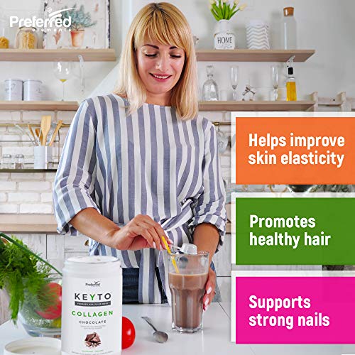 Keto Collagen Protein Powder with MCT Oil – Keto and Paleo Friendly Grass Fed and Pasture