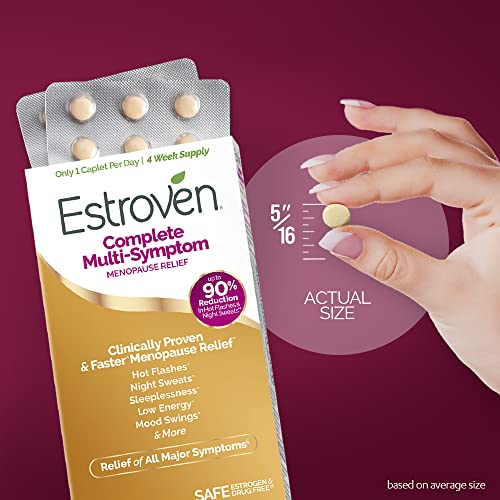 Estroven Complete Multi-Symptom Menopause Supplement for Women & Mood Boost Estroven