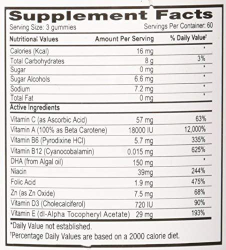 Lutrovita Sugar Free Pre-Natal Orange & Touch of Banana, 180 Count