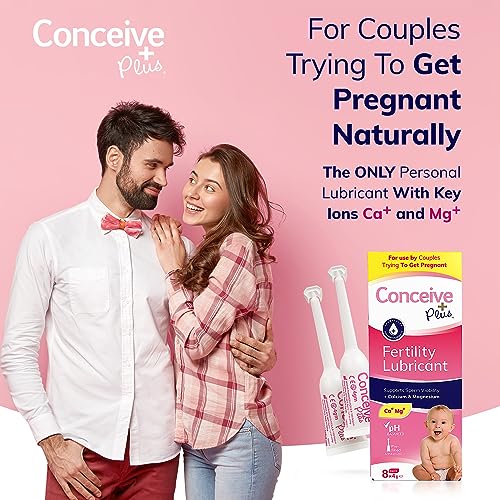 Conceive Plus Fertility Lubricant in Pre-Filled Applicators, Fertility Friendly Lube for Couples Trying CONCEIVE PLUS