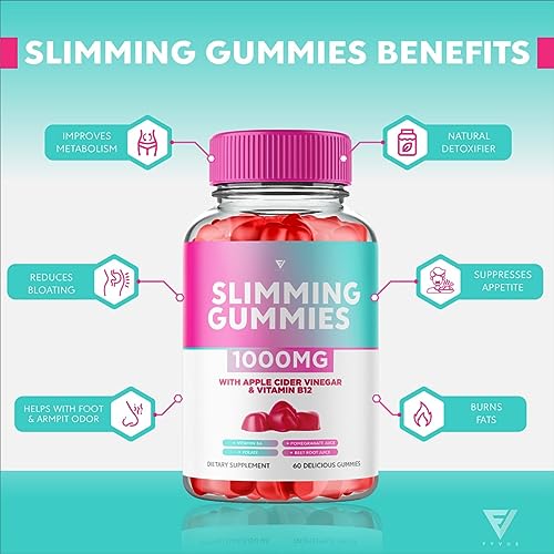 (3 Pack) Slimming Gummies It Works Slimming Gummies for Weight Loss with Apple Cider