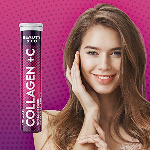 Collagen Effervescent - Marine Collagen & Vitamin C (2 Tubes) Beauty & Co