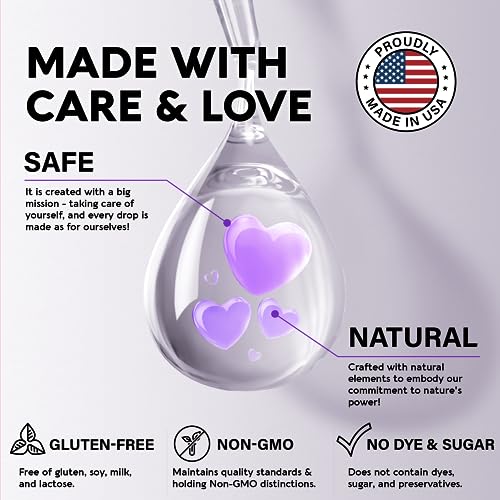 Liquid Biotin & Collagen - Vitamins for Hair Growth Support for Women & Men NUTRAHARMONY