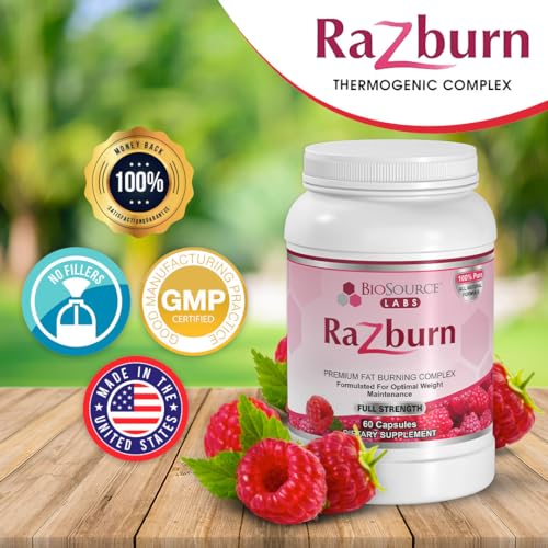 BioSource Labs Razburn – Premium Thermogenic Complex Pills with Natural Ingredients BioSource Labs