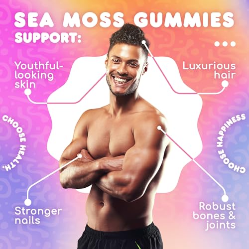 Biolore Sea Moss Gummies with Elderberry, Contains Irish Sea Moss, Organic Extract Biolore