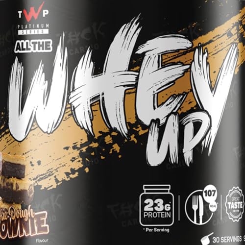 TWP Nutrition Platinum Series All The Whey Up Protein Powder Shake, 23g Whey Protein, Low Fat TWP