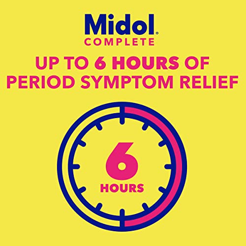 Midol Complete Gelcaps 24ct: Midol Complete Menstrual Pain Relief Gelcaps with Acetaminophen Midol