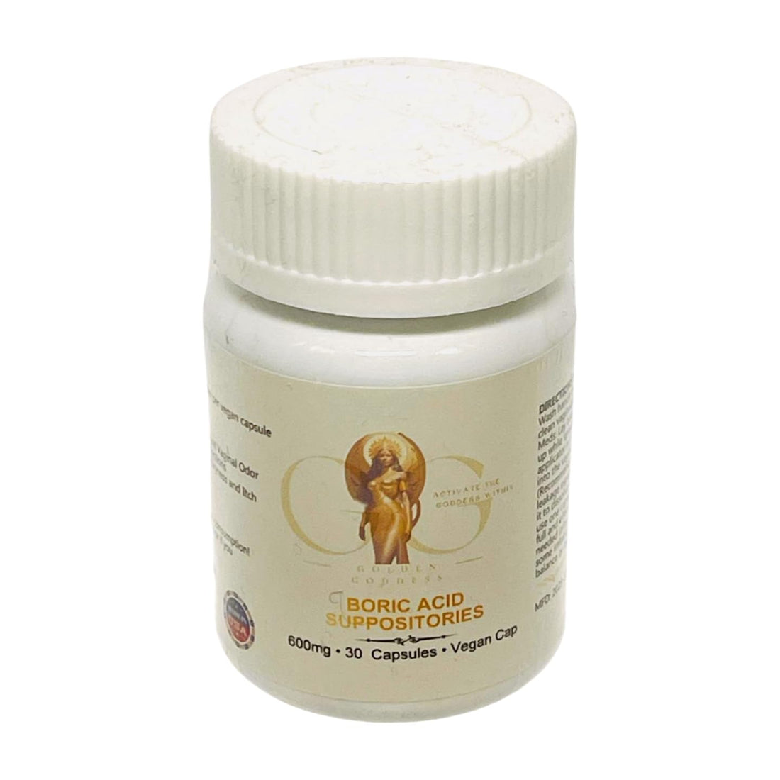 Boric Acid Suppositories - Boric Acid Vaginal Suppositories w/Applicator - Feminine Care - Healthy Vagina