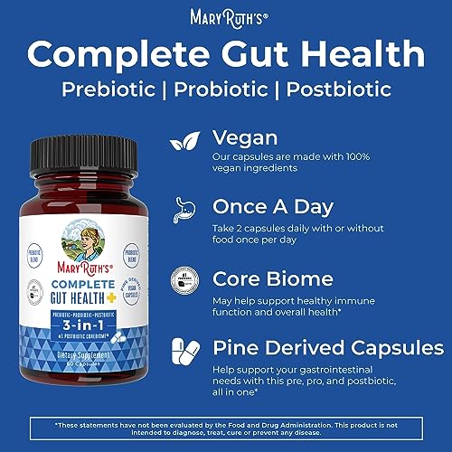 MaryRuth's 3-in-1 Probiotics for Complete Gut Health | Gut Health Supplement for Women