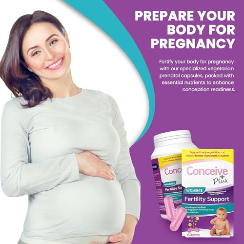 Conceive Plus Fertility Supplements for Women - Prenatal Vitamins - Promote Ovulation CONCEIVE PLUS