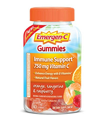 Emergen-C 750mg Vitamin C Gummies for Adults, Immune Support Gummies