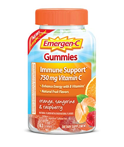 Emergen-C 750mg Vitamin C Gummies for Adults, Immune Support Gummies