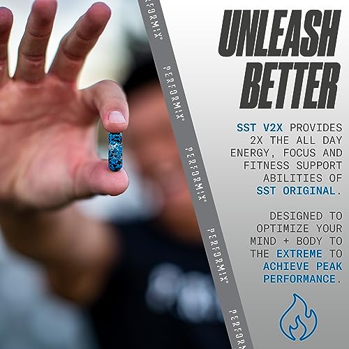 PERFORMIX - SST V2X - Pre Workout - 300 mg Caffeine - Energy Supple
