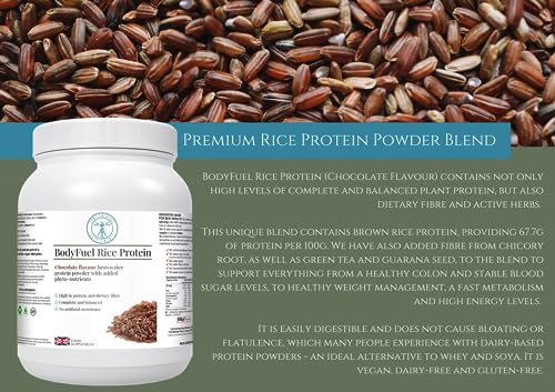 Complementary Supplements | BodyFuel Brown Rice Protein Powder Plus Chicory, Green Tea Complementary Supplements
