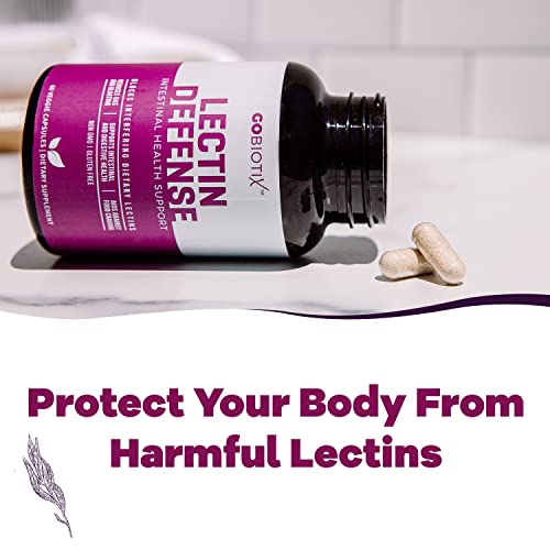 GOBIOTIX Lectin Defense - Lectin Blocker Supplement with MSM and Digestive Enzymes