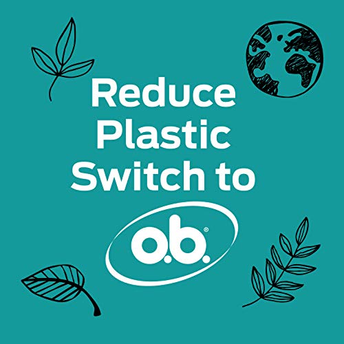 o.b. Pro-Comfort Non-Applicator Tampons, Super Absorbancy, 40 Count (Pack of 1) o.b.