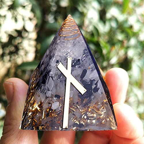 Chrikidor,Rune Pyramid，Orgone Pyramid Crystal Energy Generator Orgonite Balancing