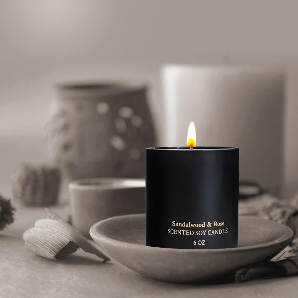 Scented Candles for Women,Premium Sandalwood Rose Aromatherapy Candles, Home Scented Candle Kelly's Custom Candles