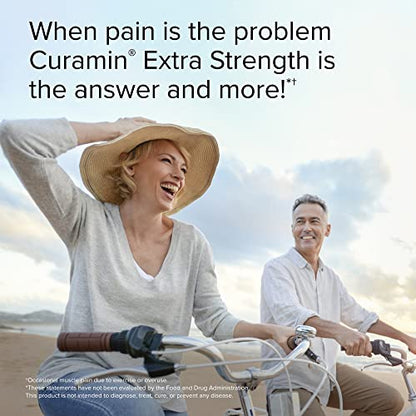 Terry Naturally Curamin Extra Strength - 120 Tablets - Non-Addictive Pain Relief Supplemen