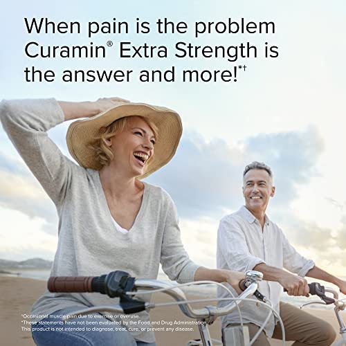 Terry Naturally Curamin Extra Strength - 120 Tablets - Non-Addictive Pain Relief Supplemen