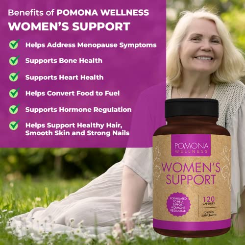 Pomona Wellness Women's Menopause Supplement Multivitamin, Supports Hormone Balance Pomona Wellness