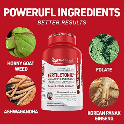 Fertility Supplements for Women to Help Pregnancy & Better Conception + Prenatal Vitamins