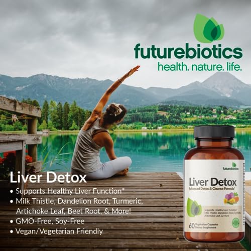 Futurebiotics Liver Detox Advanced Detox & Cleanse Formula Supports Healthy Liver Function