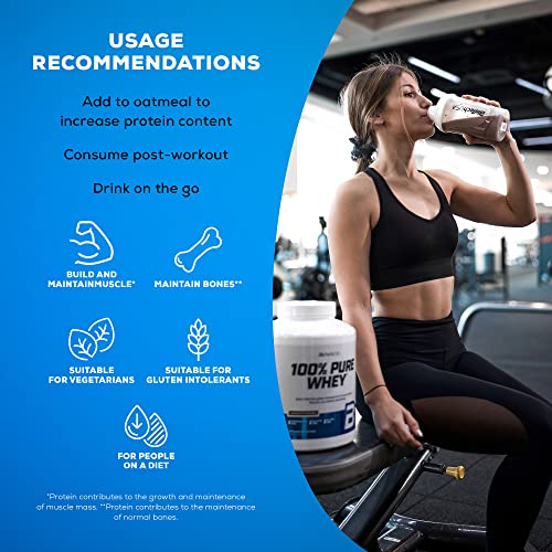 BioTechUSA 100% Pure Whey | Protein Powder with BCAA and Glutamine | Gluten-Free, Palm Oil Free BioTechUSA