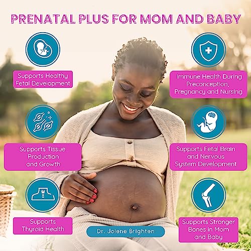 Dr. Brighten Prenatal Plus and Magnesium Plus Dietary Supplements Bundle - Non-GMO, Vegan Dr. Brighten