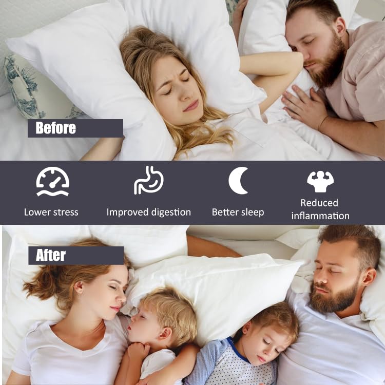 WAUZOBLE Grounding Wrist Strap, Ground Strap with 15 Ft Grounding Cord, Grounding Therapy Band WAUZOBLE