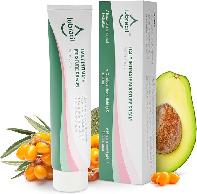 Lubracil - Topical Vulva Cream - Daily Care Moisturizer Helping with Vaginal Dryness, Burning