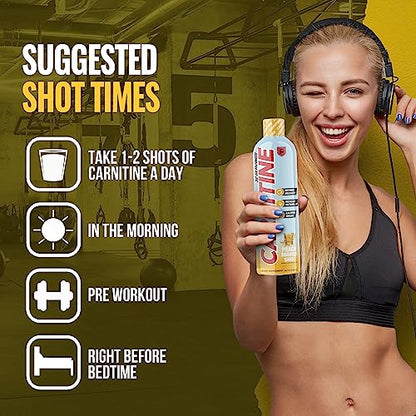 Campus Protein - Carnitine Liquid Supplement, Weight Loss Aid for Natural Energy