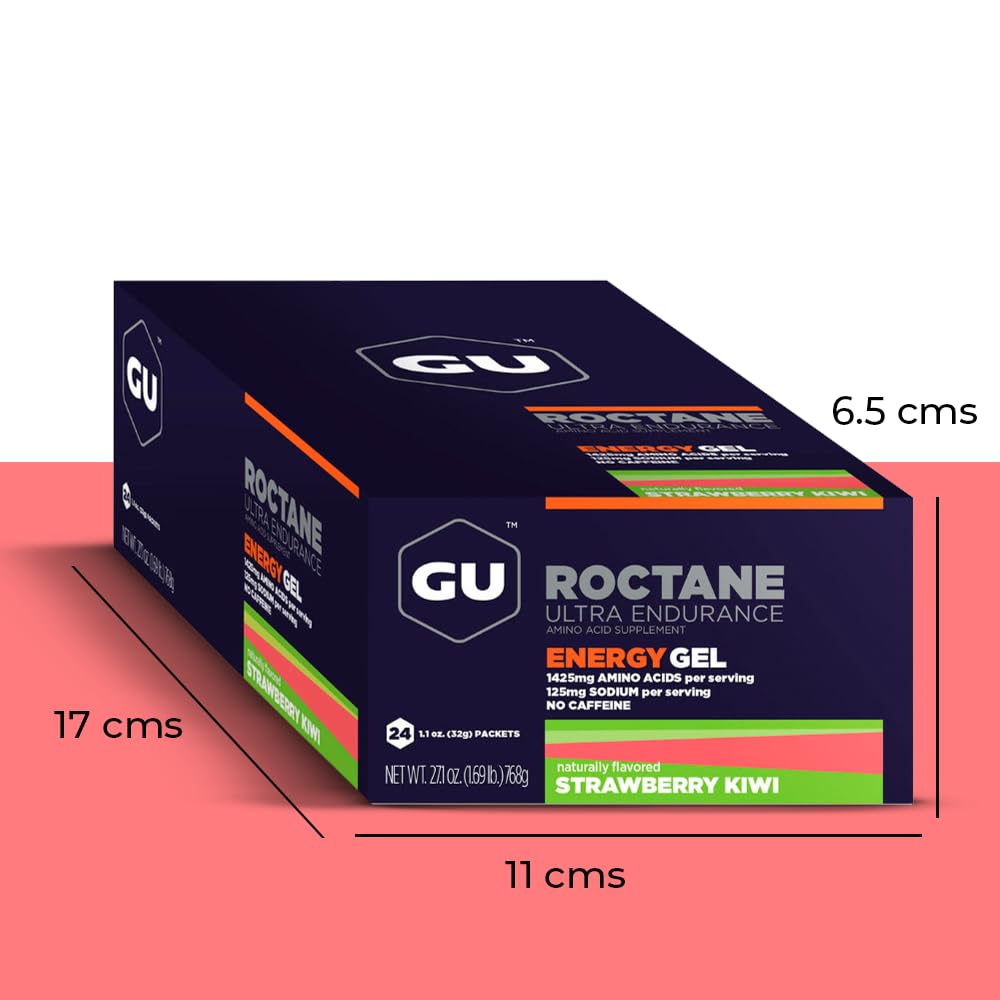 GU Energy Roctane Ultra Endurance Energy Gel, Quick On-The-Go Sports