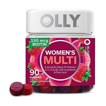 OLLY Women's Multivitamin Gummy, Overall Health and Immune Support OLLY