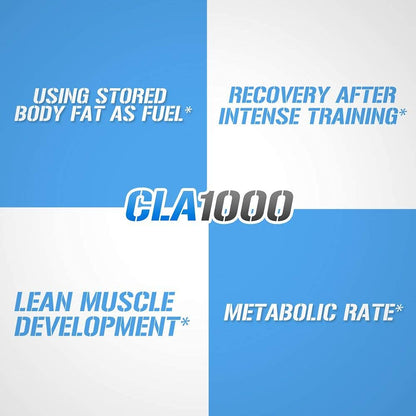 Conjugated Linoleic Acid CLA Pills - CLA 1000mg Diet Pills to Support Weight Loss Fat Burning