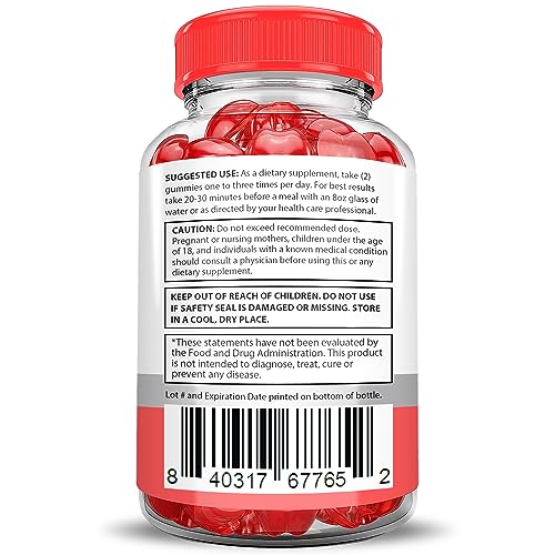Justified Laboratories Keto Bites Keto ACV Gummies 1000MG Vegan Non GMO with Pomegranate