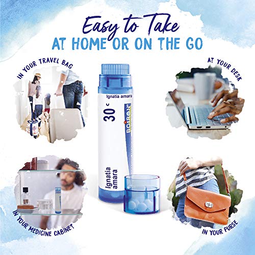 Boiron Ignatia Amara 30C Homeopathic Medicine for Relief from Emotional Stress, Hypersensitivity Boiron