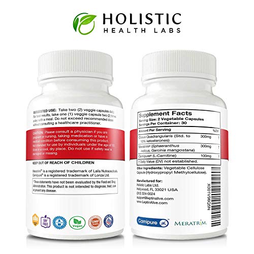 Holistic Health Labs Maximum Leptin Weight Management for Women, Extra Strength