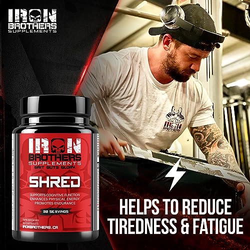 Shred for Men & Women | Strong Appetite Suppressant for Weight Loss Management Iron Brothers Supplements