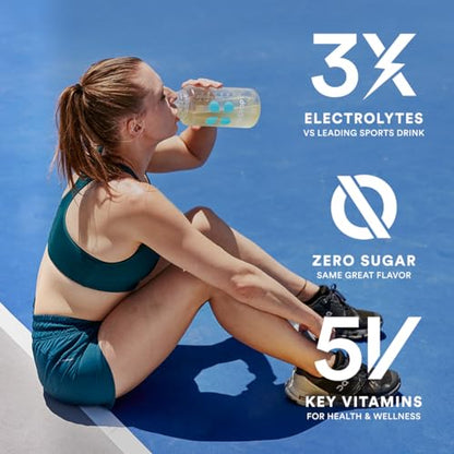 DripDrop Hydration - Zero Sugar Electrolyte Powder Packets Keto - Lemon Lime - 32 Count