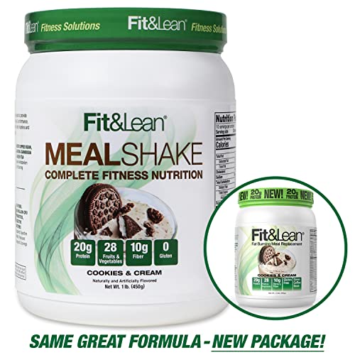 Fit & Lean Meal Shake, Fat Burning Meal Replacement, Meal Replacement with Protein Fit & Lean