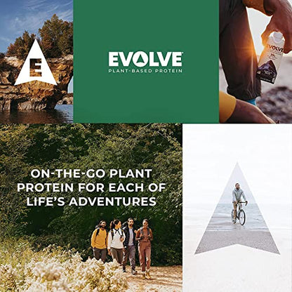 Evolve Plant Based Protein Shake, Café Mocha, 20g Vegan Protein, Dairy Free, No Artificial