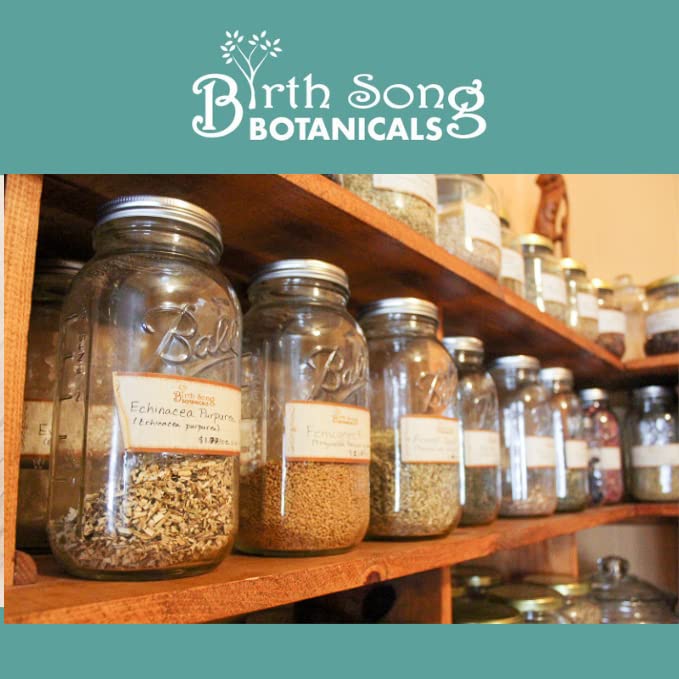 Birth Song Botanicals Fertile Ground Fertility Liquid Tincture, Herbal Supplement to Help Regulate Birth Song Botanicals
