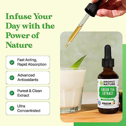 Green Tea Extract - 1000mg - 50% EGCG - Green Tea Liquid Drops, 4x more Powerful than