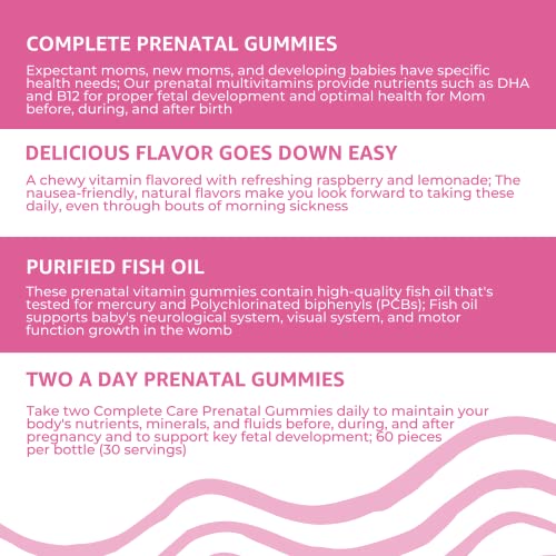 Baby Blues Prenatal Gummies: Complete Multivitamin with DHA + EPA Omega 3s Baby Blues