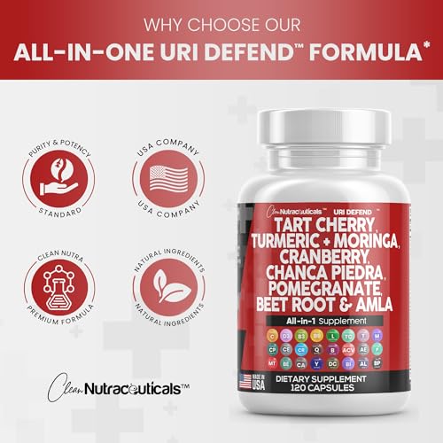Tart Cherry Extract Capsules 20,000mg with Turmeric 8000mg Moringa