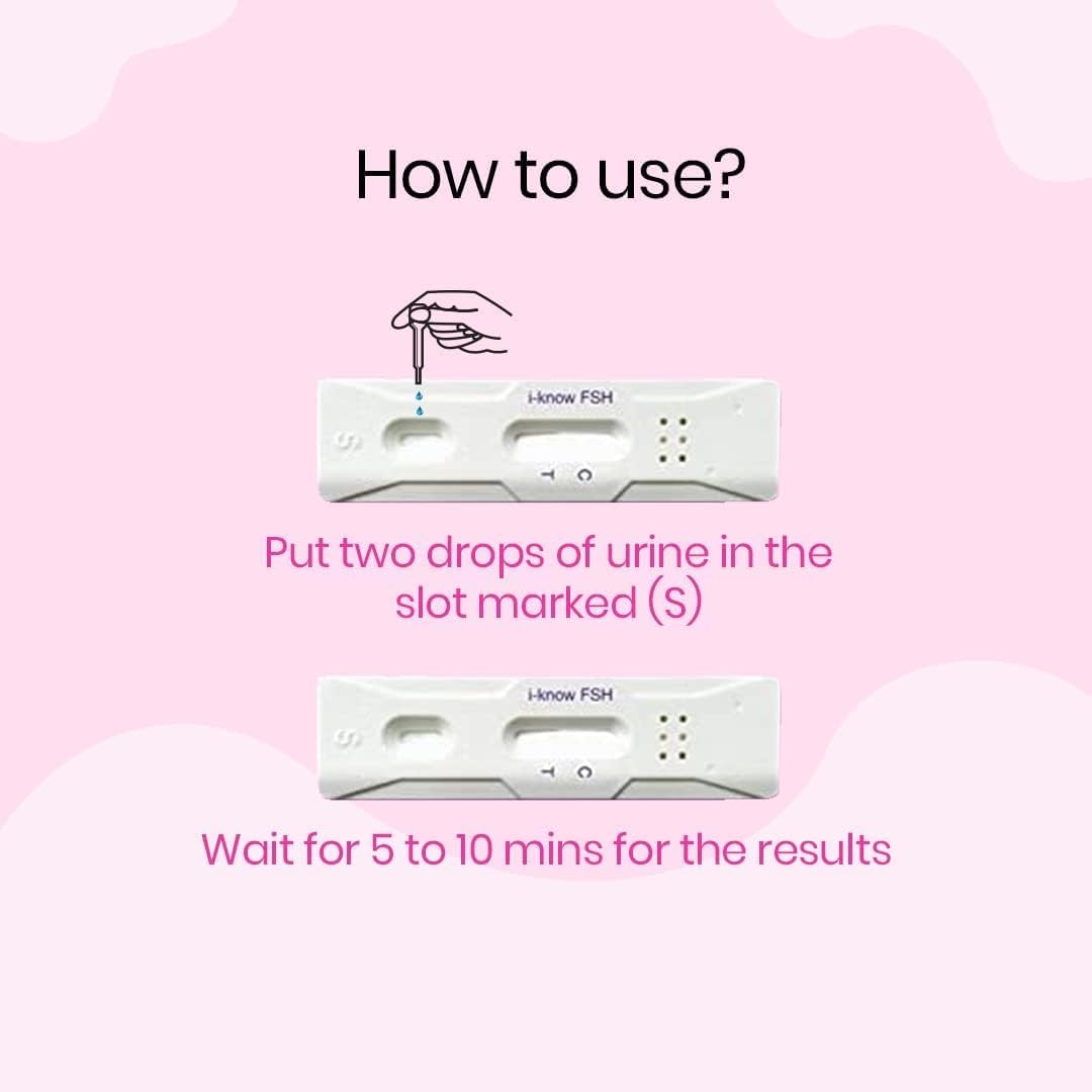 YRL Menopause Testing kit | for Women Facing Menopause Symptoms Like hot Flashes, Night Sweats