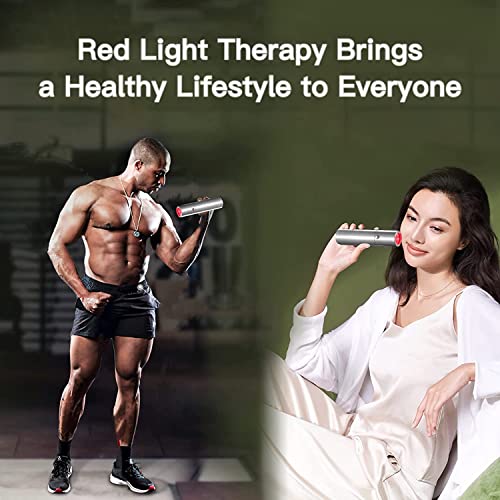 Infrared Light Therapy Wand for Powerful Infrared Light Therapy Red Light，grey-sdt-11 ApuroexRed